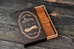 iPhone 13 Mini (5,4") Leather Wallet Case