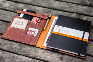 iPad Air/Pro & Extra Large Moleskine Cover - Crazy Horse Tan-Galen Leather