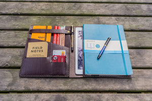 iPad Air/Pro & Extra Large Moleskine Cover - Dark Brown-Galen Leather