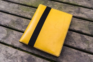 iPad Pro 11 - Pro 10.5 and B5 Size Notebook Cover - Yellow-Galen Leather