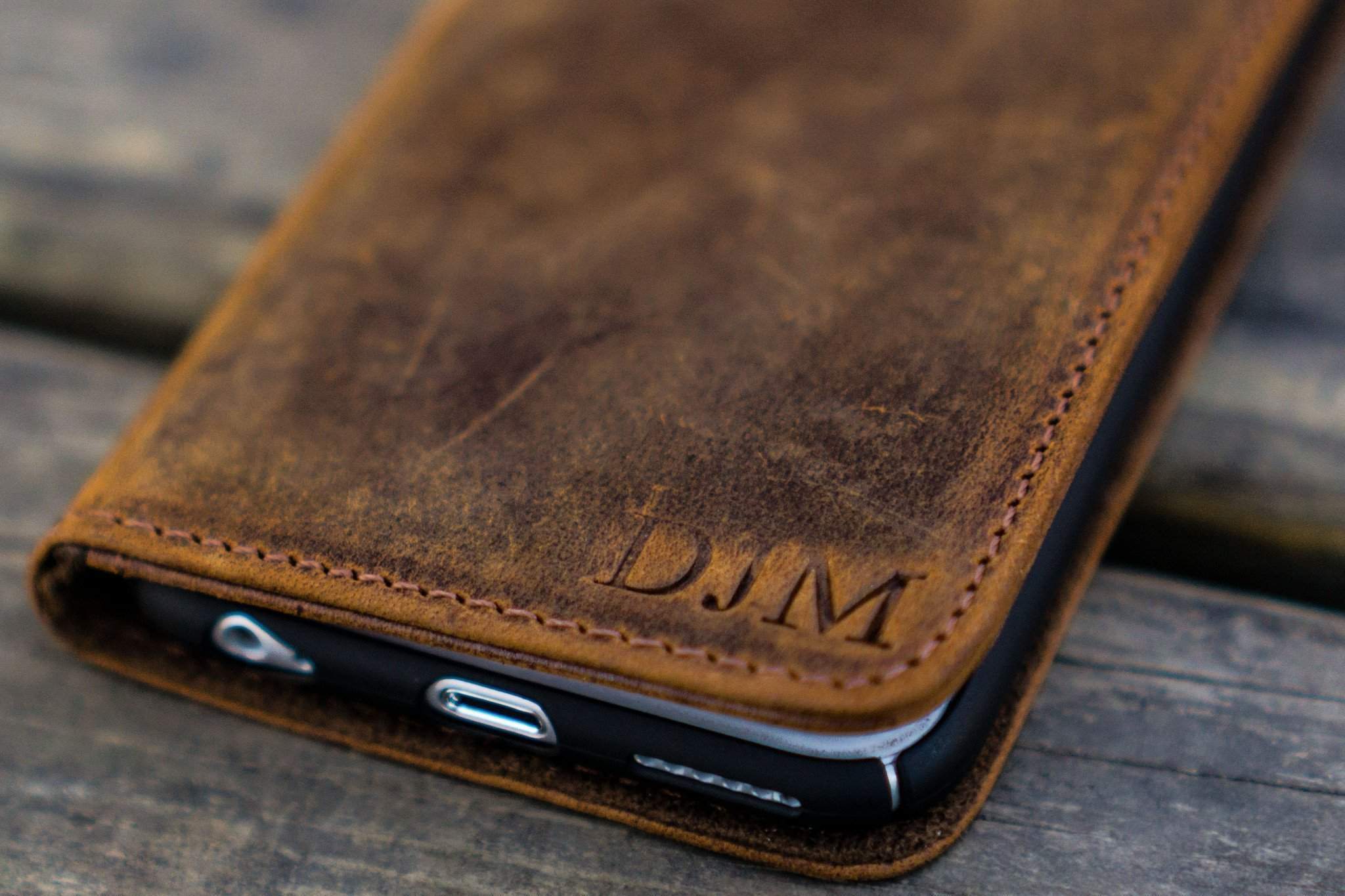 iPhone 5/5s/SE Leather Wallet Case - No.01-Galen Leather