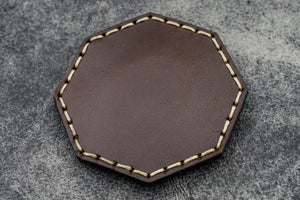 Leather Magnetic Tidy Octagon-Galen Leather