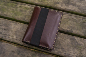 Leather Rhodia A6 Notebook Cover - Dark Brown-Galen Leather