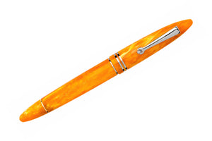 Leonardo Furore Fountain Pen - Arancio Orange RT-Galen Leather