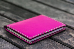 No.06 Leather Passport Holder - Pink-Galen Leather