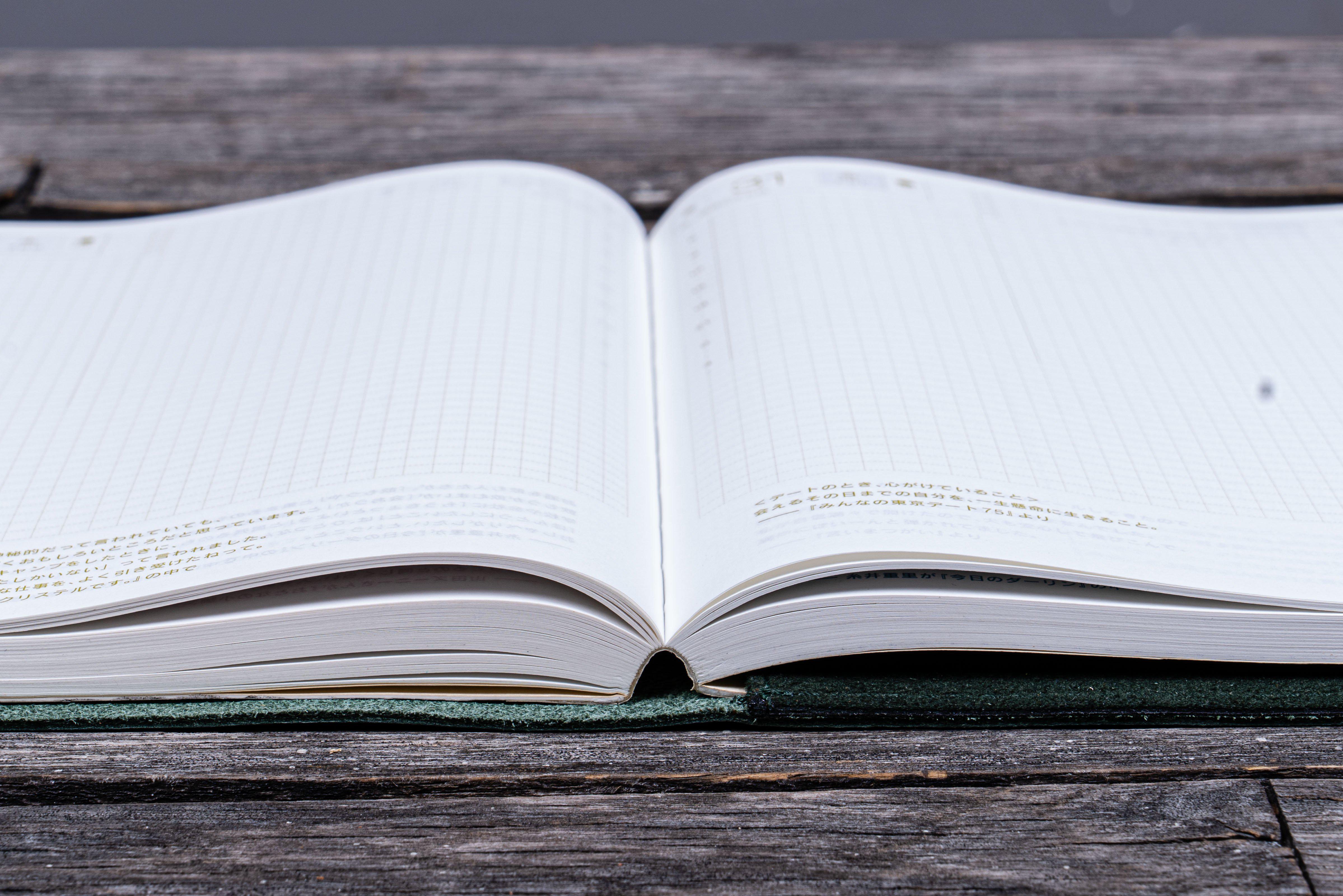 Refillable Leather Wrap Journal / Planner Cover - Crazy Horse Forest Green-Galen Leather