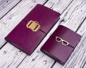 Solid Brass Charm for Traveler's Notebook Cover-Galen Leather