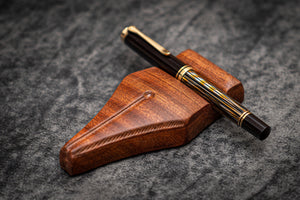 The Nib Rest Wooden Pen Stand - Mahogany-Galen Leather