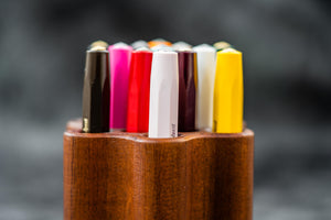 ToolComb Wooden Pen and Brush Stand Holder-Galen Leather