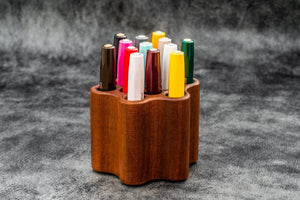 ToolComb Wooden Pen and Brush Stand Holder-Galen Leather