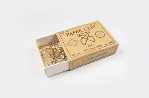 Tools to Liveby Brass Paper Clips (Ideal)-Galen Leather