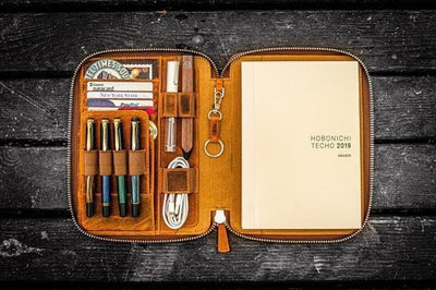  hobonichi leather planner cover