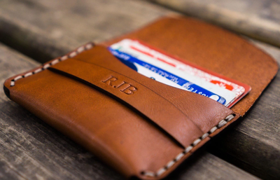 Personalized Handmade Leather Business Card Holders
