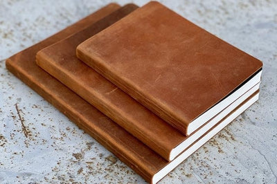 Leather Notebook - Handmade Leather Bound Notebooks Online - Galen Leather