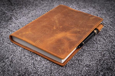 Custom A5 Leather Drawing Journal Cover – LeatherNeo