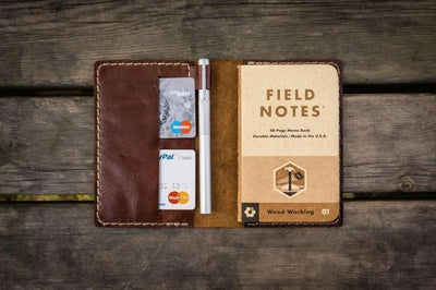 Leather Pocket Notebook Covers with Pen Holder