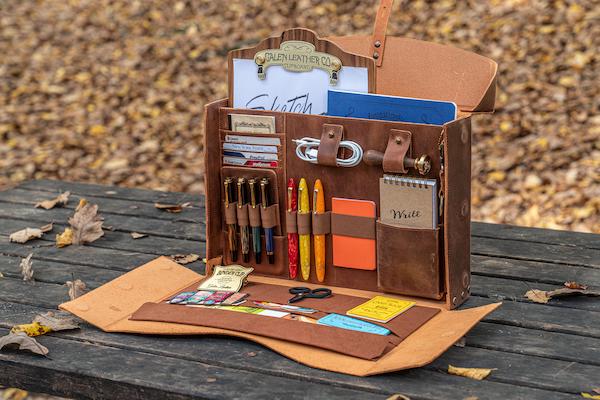 Leather Writer's Medic Bag by Galen Leather