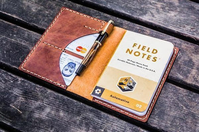 Leather Field Notes Covers with Pen Holder