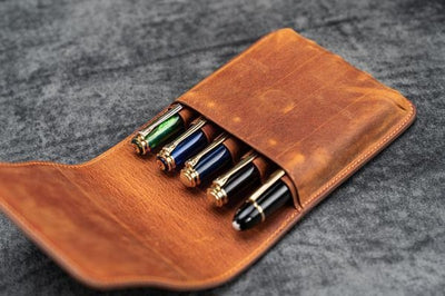 Leather Pen Cases / Pouches / Sleeves - Galen Leather