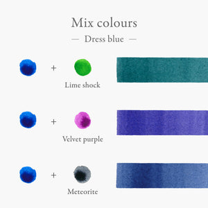 Kakimori Blendable Fountain Pen Ink -Dress blue