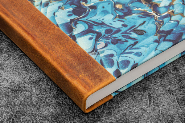 1870 Marbled Notebook - Ocean Waves - A5 Journal w/ Tomoe River Paper ...