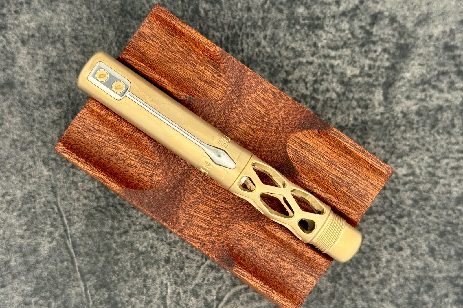 Black Forest Pens Rhombus Minimo Fountain Pen - Brass