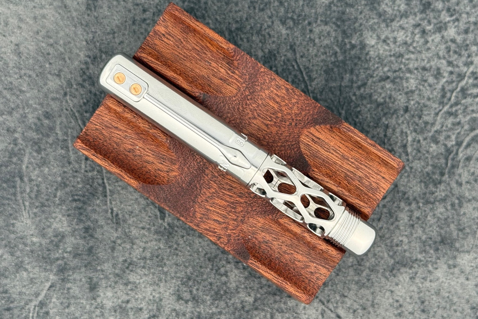 Black Forest Pens Rhombus Minimo Fountain Pen - Stainless Steel