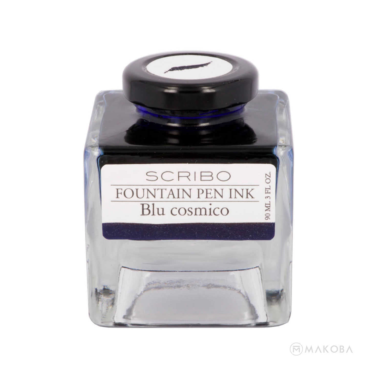 Scribo Blu Cosmico Ink Bottle, Blue - 90ml