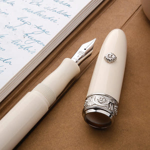 Kilk NovoBaroque Fountain Pen - Ecru