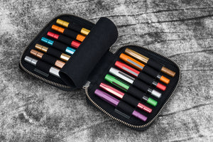 Collector Pen Case for 14 Kaweco Pens - Crazy Horse Graphite