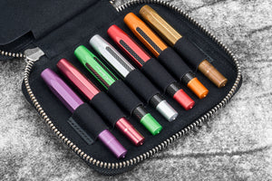 Collector Pen Case for 14 Kaweco Pens - Crazy Horse Graphite