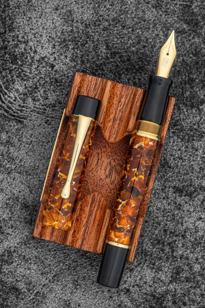 Galen X Studyo Agackakan - Fountain Pen V3 - Tortoise Shell