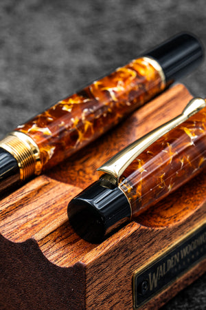 Galen X Studyo Agackakan - Fountain Pen V3 - Tortoise Shell