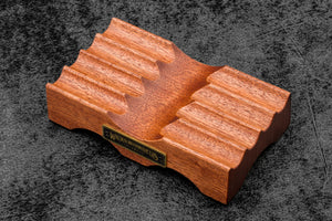 The Pen Bridge - Wooden Fountain Pen Stand - Mahogany