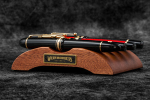 The Pen Arch - Wooden Fountain Pen Stand - Mahogany