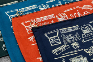 Galen Leather Canvas Clutch – Everyday Tool Pouch - A5