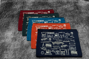 Galen Leather Canvas Clutch – Everyday Tool Pouch - A5