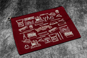 Galen Leather Canvas Clutch – Everyday Tool Pouch - A5