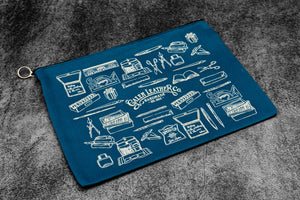 Galen Leather Canvas Clutch – Everyday Tool Pouch - A5