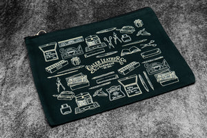 Galen Leather Canvas Clutch – Everyday Tool Pouch - A5