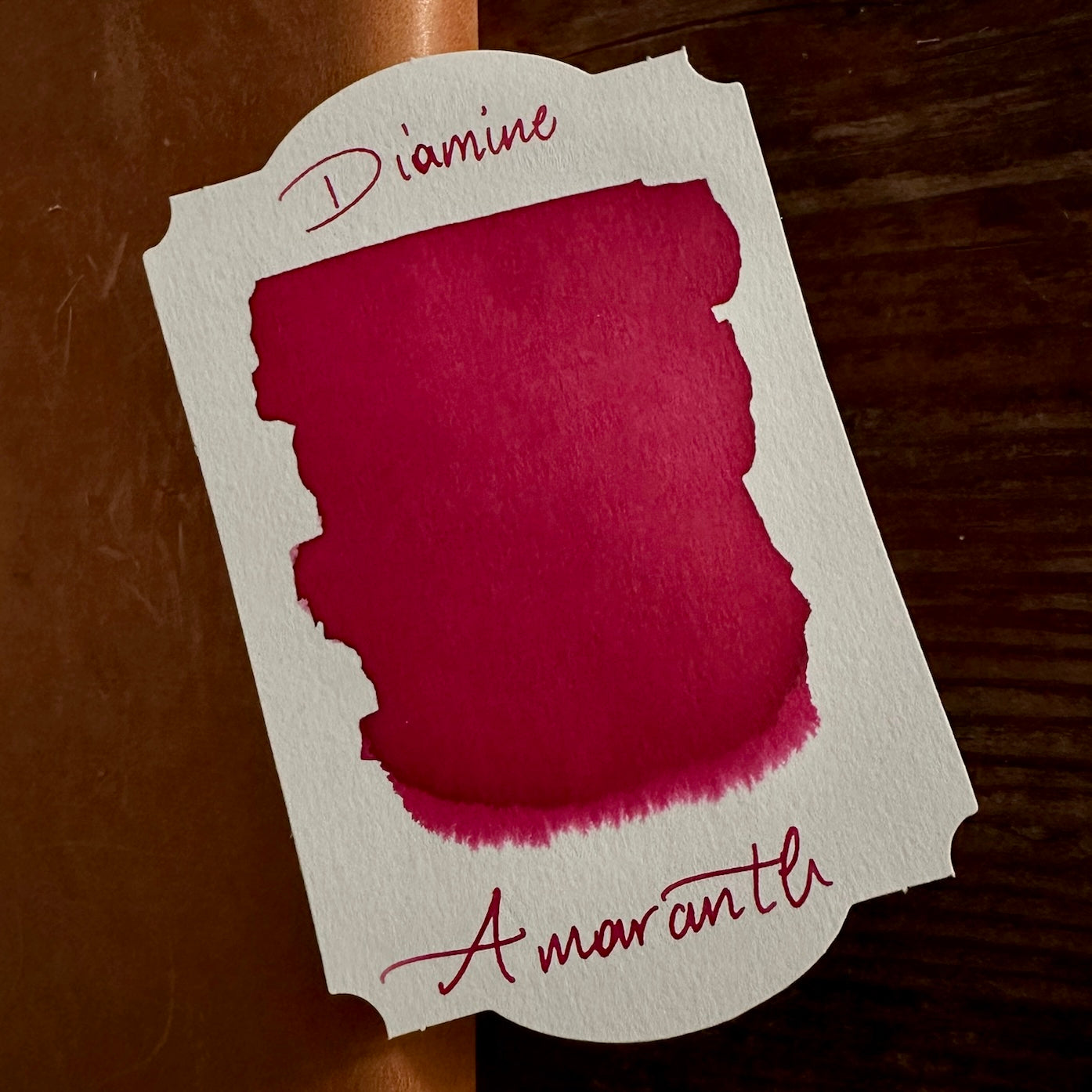 Diamine Amaranth 30ml Bottled Ink Galen Leather
