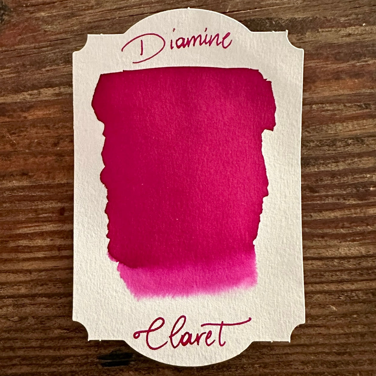 Diamine Claret 30ml Bottled Ink Galen Leather