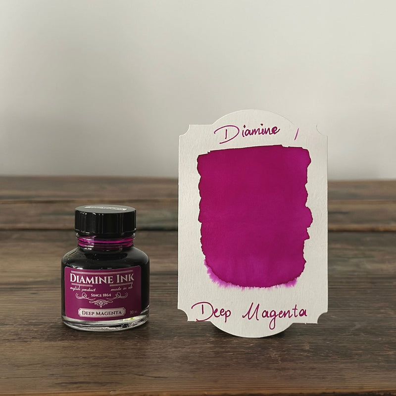 Diamine Deep Magenta - 30ml Bottled Ink | Galen Leather