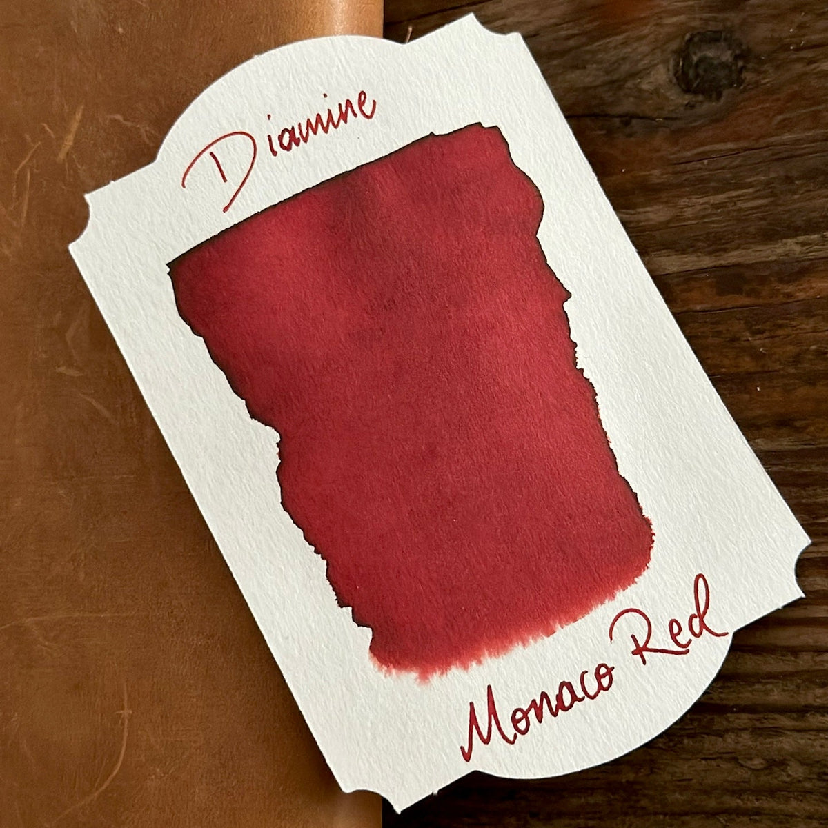 Diamine Monaco Red - 30ml Bottled Ink | Galen Leather