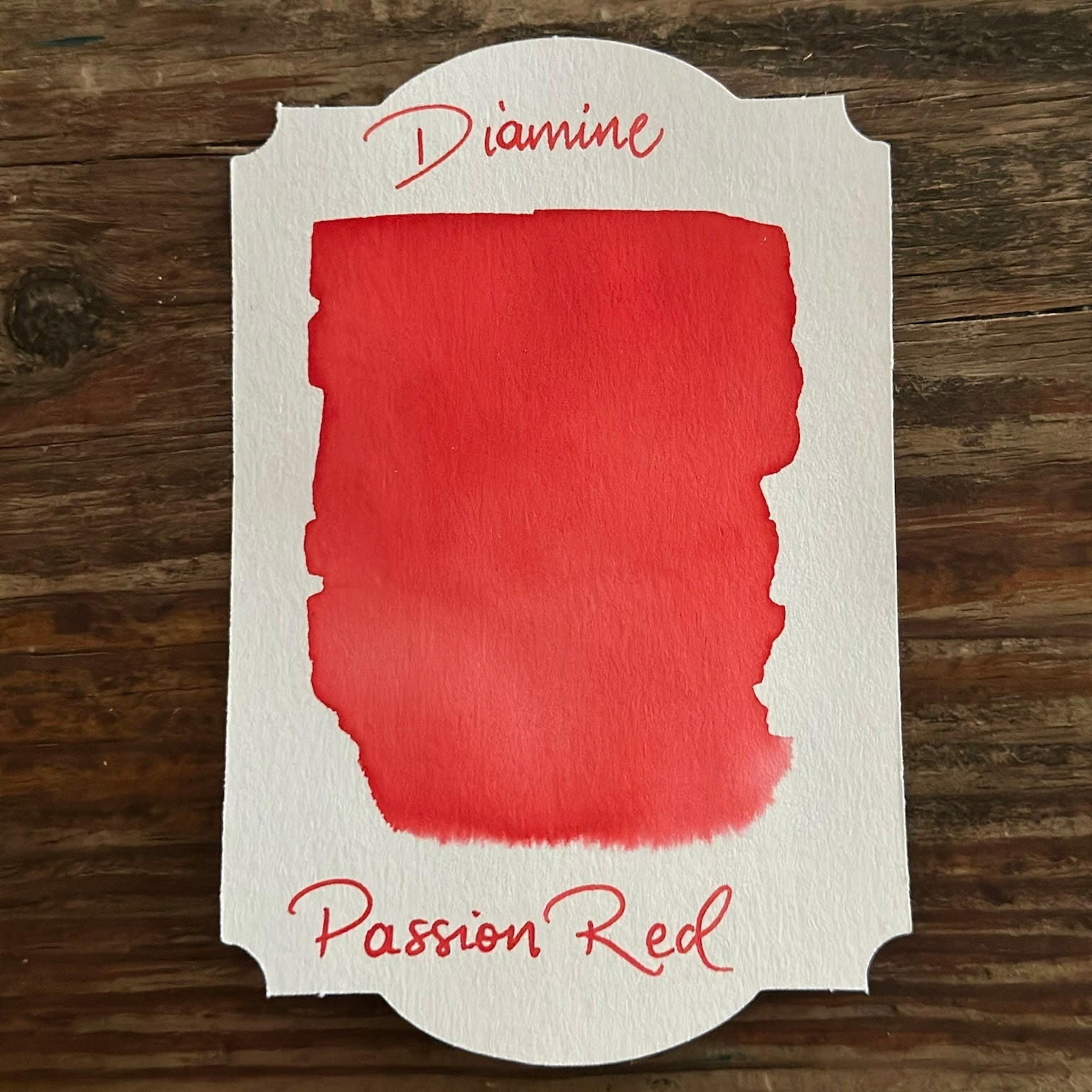 Diamine Passion Red - 30ml Bottled Ink | Galen Leather