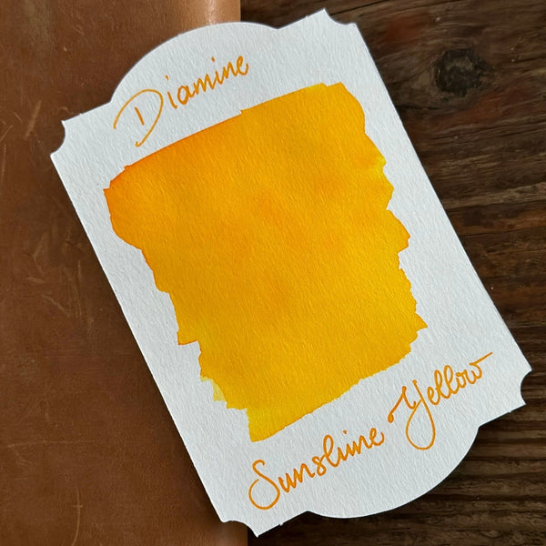 Diamine Sunshine Yellow 30ml Bottled Ink Galen Leather — free download