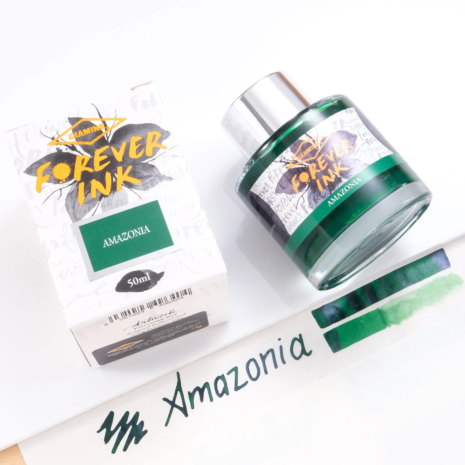 Diamine Forever Pigment Fountain Pen Ink - Amazonia
