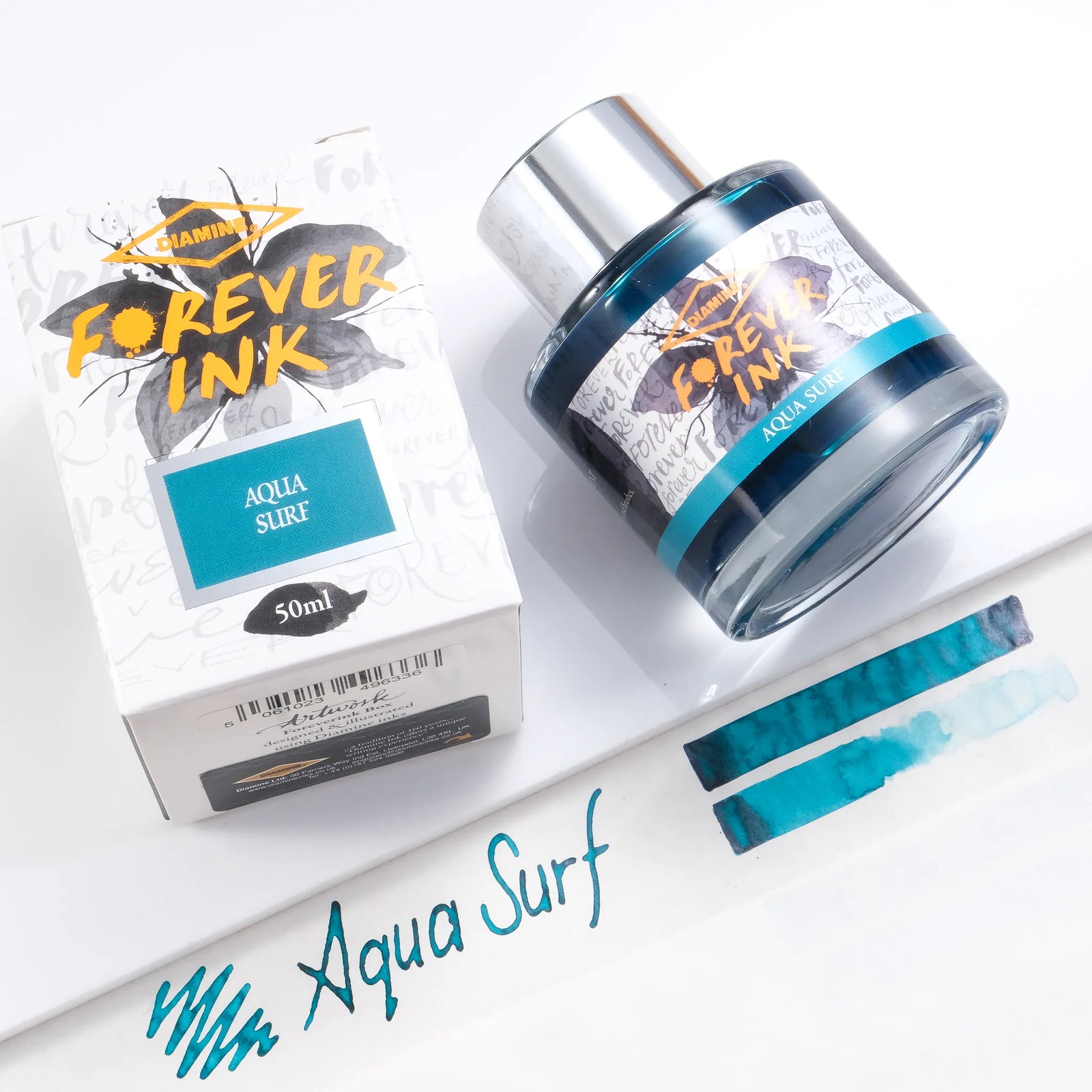 Diamine Forever Pigment Fountain Pen Ink - Aqua Surf