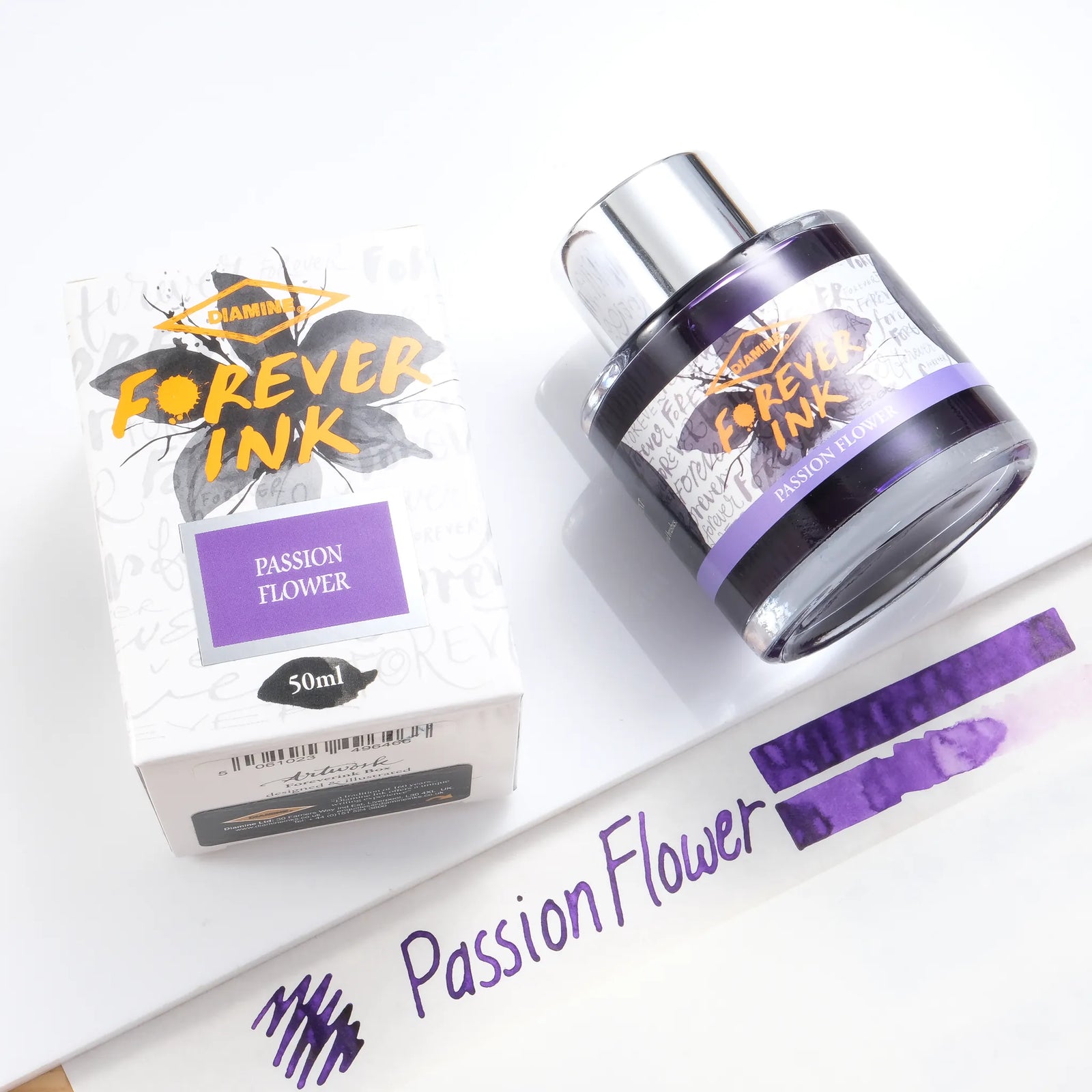 Diamine Forever Pigment Fountain Pen Ink - Passion Flower