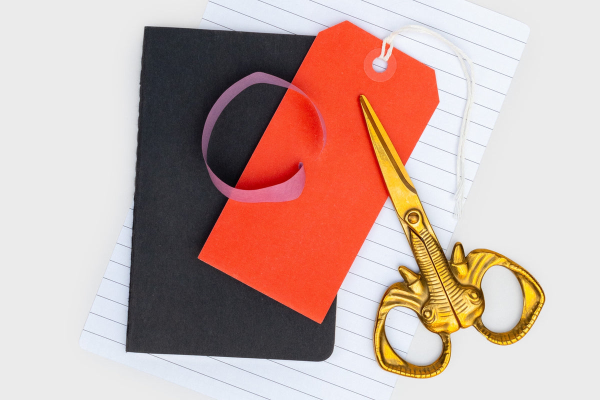 Elephant Scissors Brass - Galen Leather